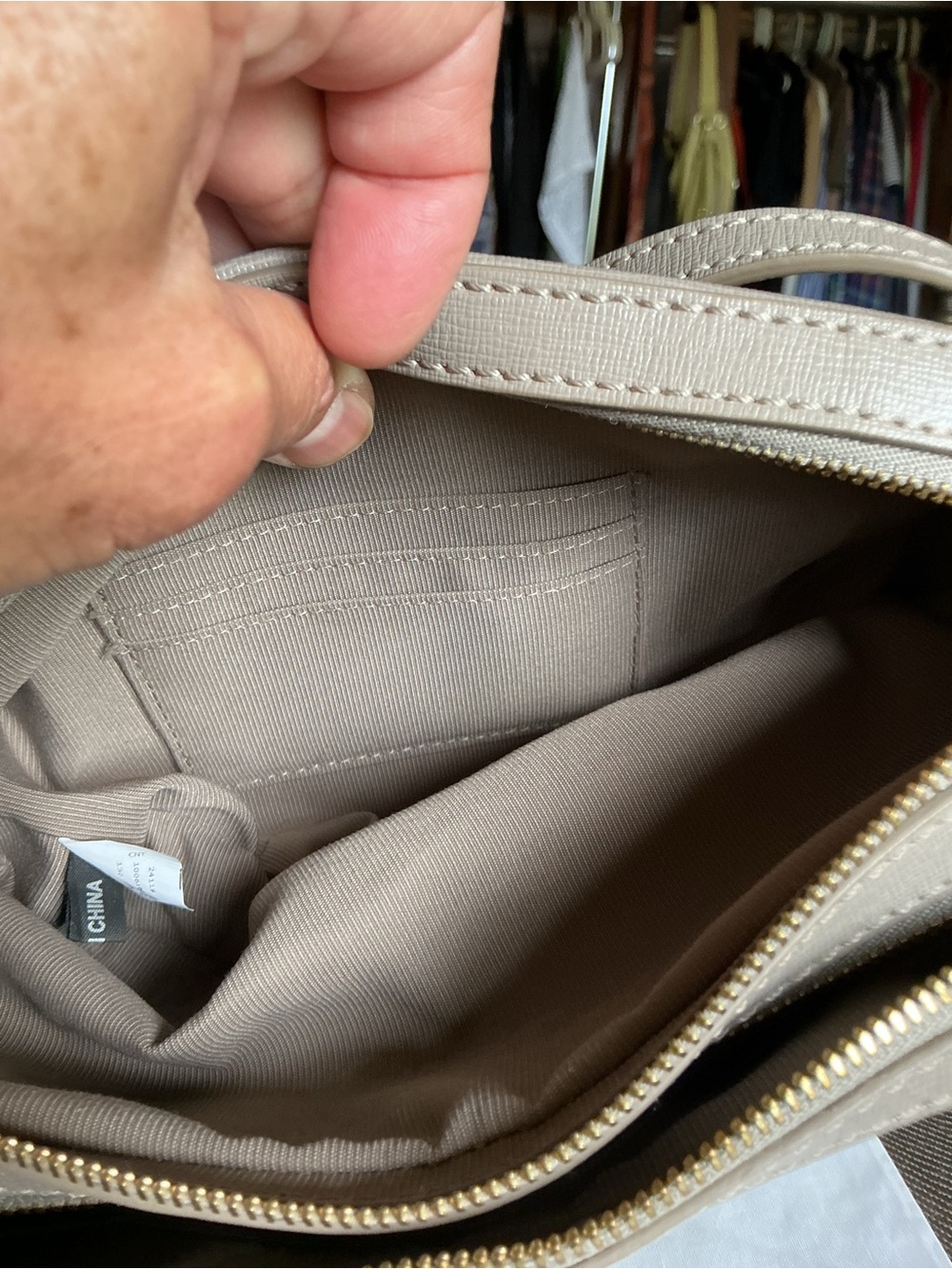 Furla Taupe Crossbody Bag - Picture 8 of 10
